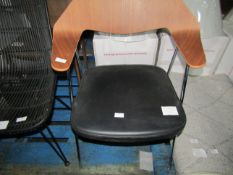 Heals 675 Chair Walnut Chrome Legs RRP ¶œ360.00