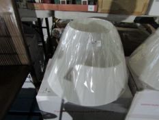 Oak Furnitureland Brown Linen Cylindrical Shade RRP ¶œ29.99 (PLT OAK-APM-A-3274)