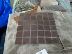 pallet of approx 30x boxes of 8 Vitra Sahara mosaic style tiles, 300x300m,