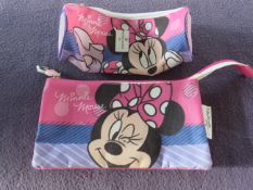 2x Minnie Mouse - Stationary Cases - Good Condition, No Packaging.