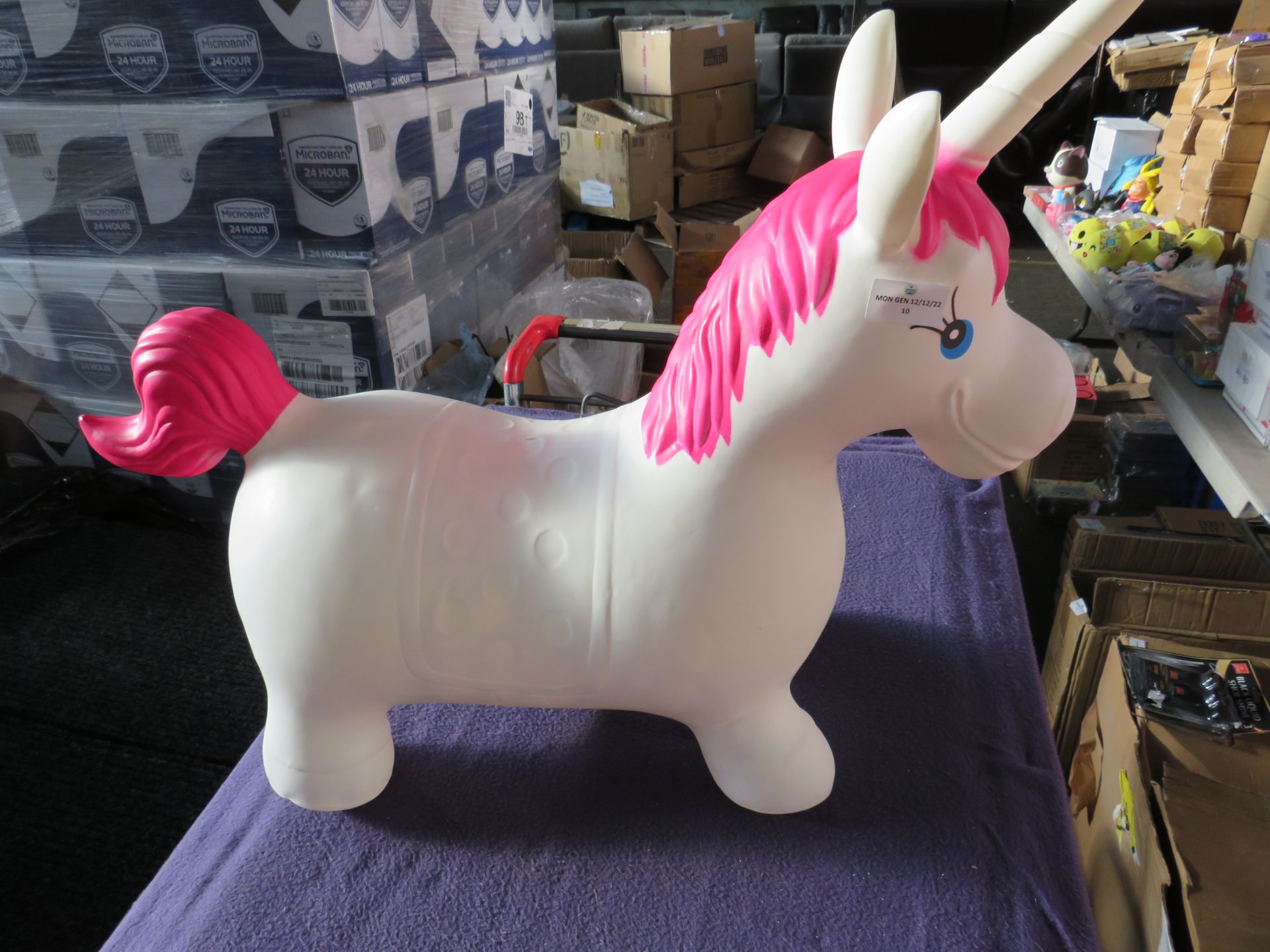 Inflatable Unicorn - Unused, No Packaging.