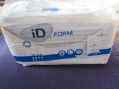 IDForm - Incontinence Pads - Plus Absorption - 21 Pack - Unisex - New & Packaged.