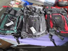 1x Trax - Black & Red Travel Backpack - Good Condition & Packaged. 1x Trax - Black & Grey Travel