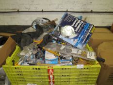 4ft high pallet of Various Streetwise returns being foot pumps, wheel trims and more all unchecked.