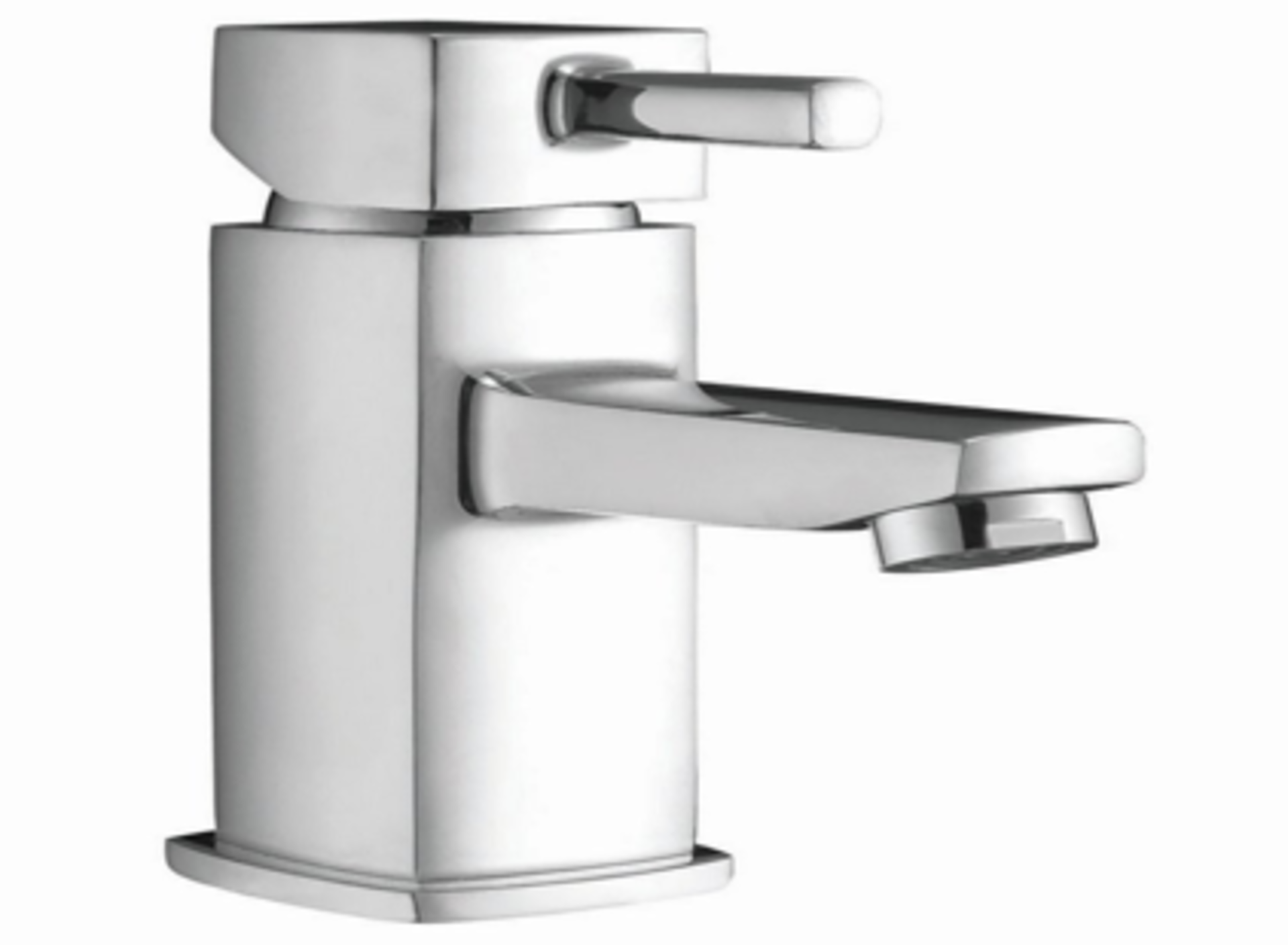 The Emporer Mono Basin Mixer with Click Clack Waste presents a sleek and modern style with square