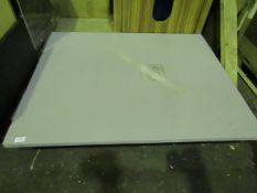 Tissino Giorgio Grey Slate 1000x800 shower stone resin tray with centre drain -- Ex Display. RRP ?