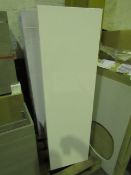 Roca - Beyond Column 1400mm Gloss White Unit With Built-In Mirror - Very Good Condition & Boxed.