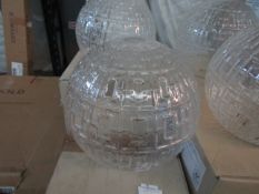 Chelsom Lighting Glass Textured Shade - Good Condition & Boxed.