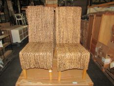 Oak Furnitureland High Back Grass Chair RRP Â£140.00 The High Back Grass Dining Chair is a