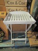 Cox & Cox Ravenna Tray Table RRP Â£95.00 This item looks to be in good condition and appears ready