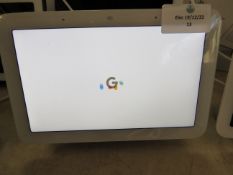 googleHome Hub smart screen, No Boxed, powers on we havent gone through the full set up on app etc