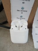 Apple air pods, these are completely unchecked returns they all have 2 air pods and a charging