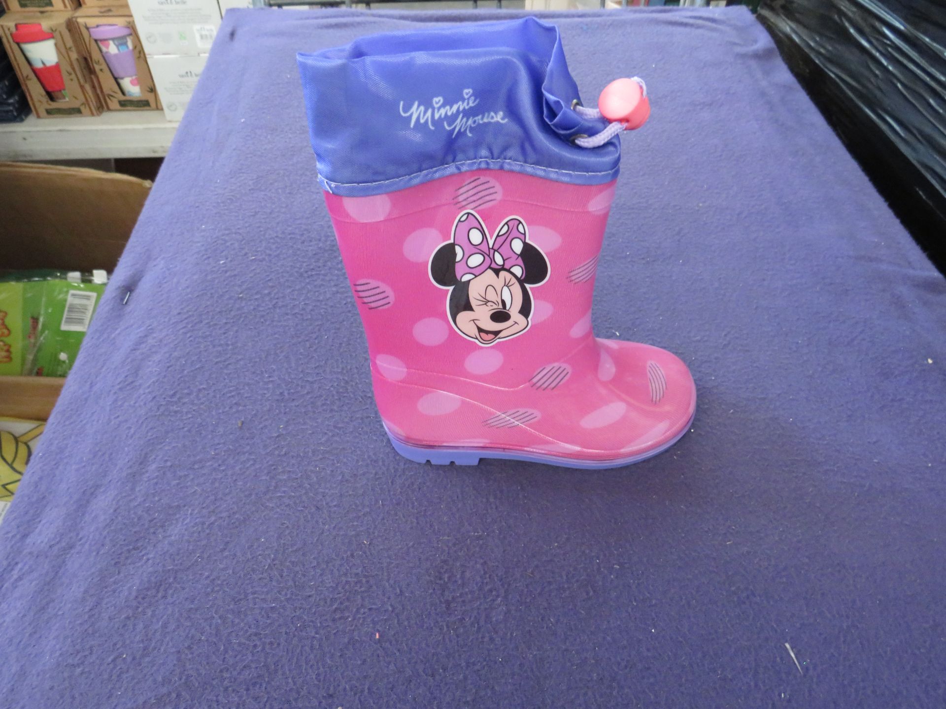 Minnie Mouse - Wellington Boots - Size 25 - Unused & Packaged.