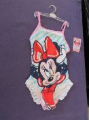 Minnie Mouse - Swimsuit - Size 6 Years - Unused & Packaged.