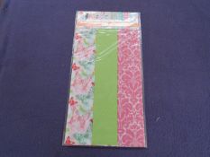 12x Decotime - Patch Paper - Assorted Designs - Unused & Boxed.
