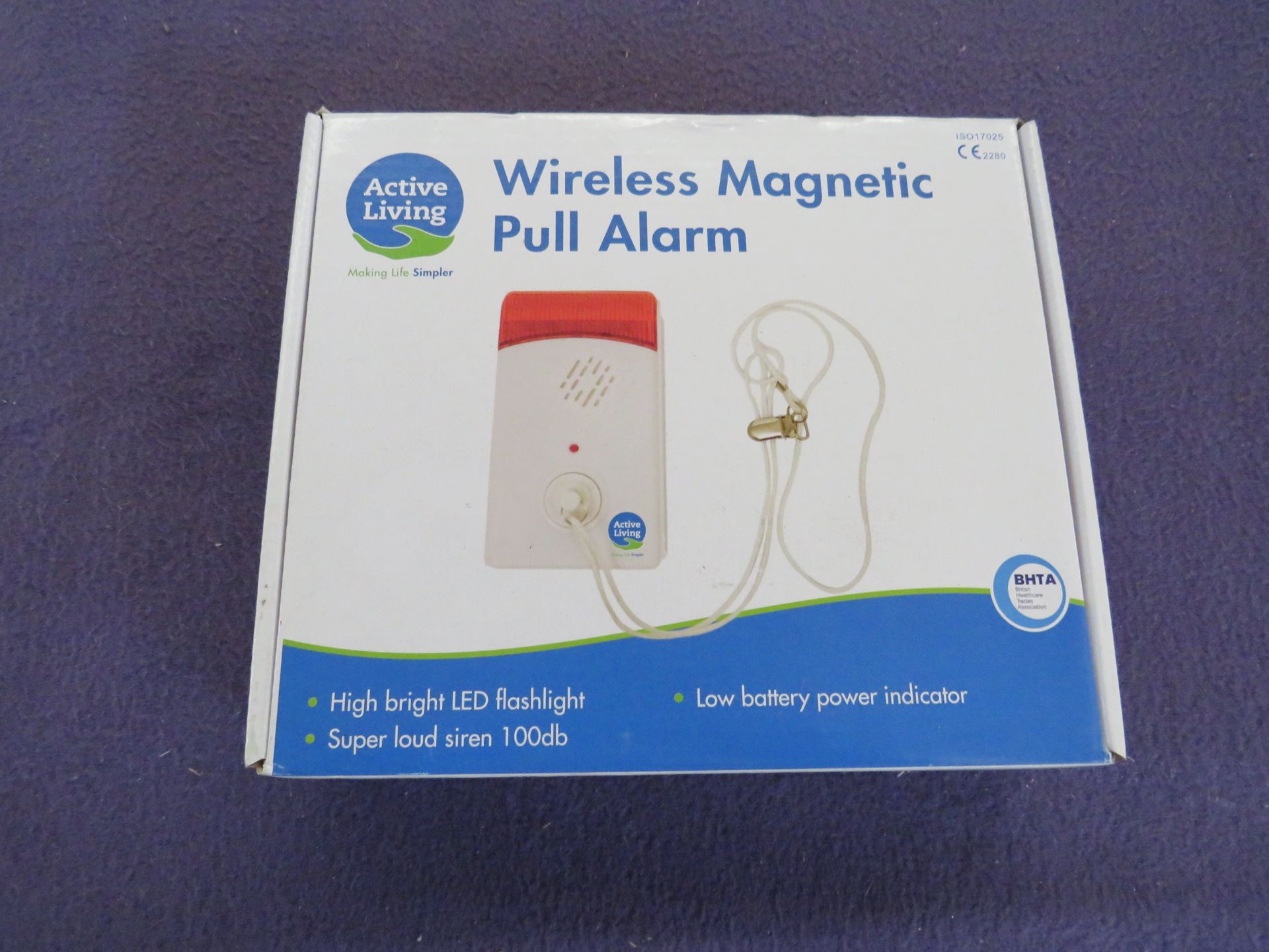 ActiveLiving - Wireless Magnetic Pull Alarm - Unchecked & Boxed.