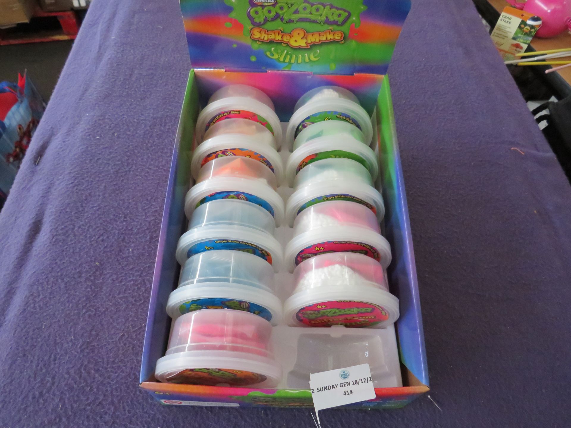 11x Creative Kids - Goozooka Shake & Make Slime ( Assorted Colours ) - Unused & Boxed.