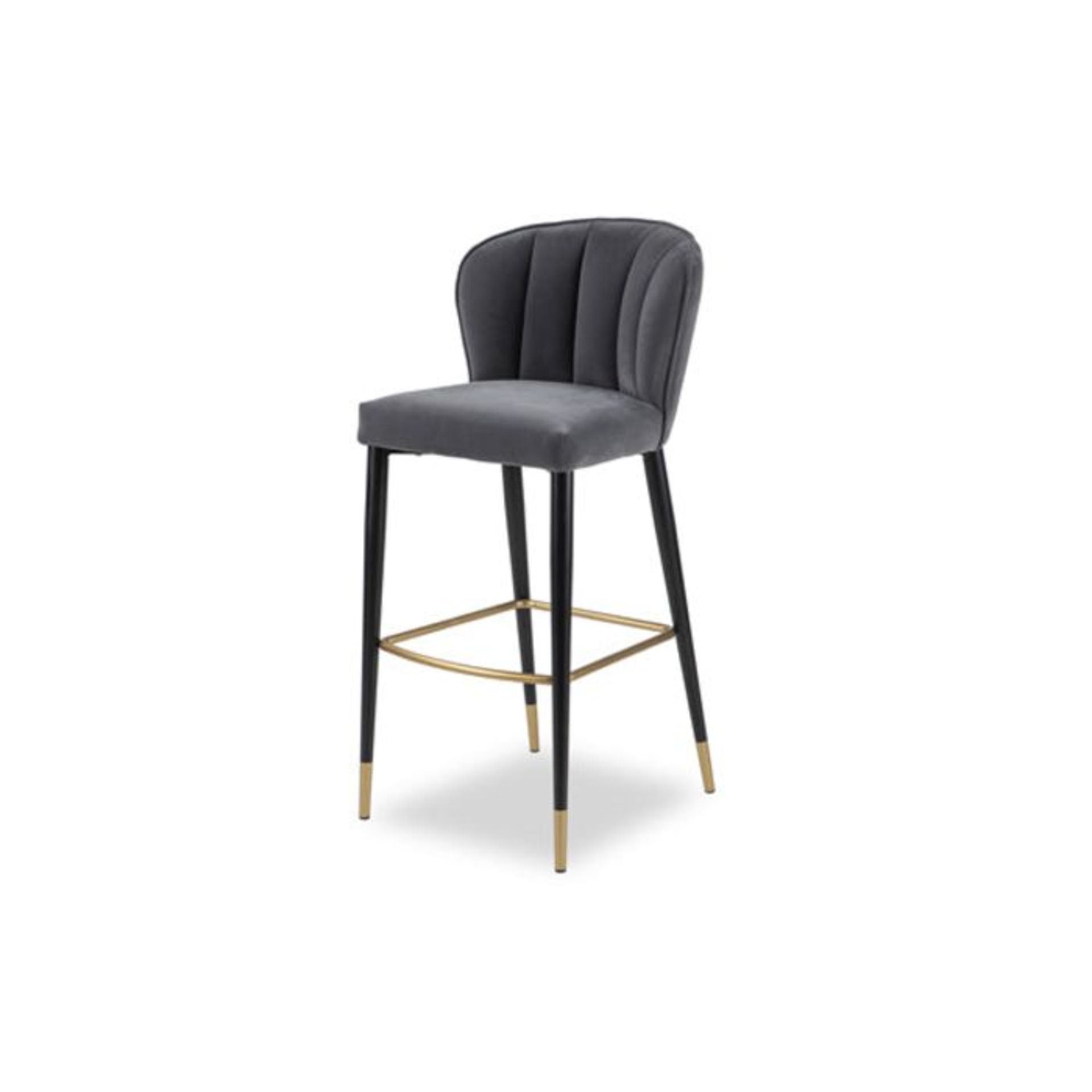 Olivia's Liang & Eimil Bar Kitchen Stool Maya Kaster Ancor Grey RRP £492 SKU MOO-AP-GV-BST-105-B PID