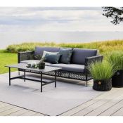 Olivia's 3 Seater Sofa Outdoor Garden Cushion Set Grey, Please note that this is just the cushions
