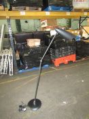 Chelsom Adjustable LED Floor Lamp Black & Chrome BU/8/FS/BL/C new & boxed