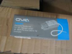 6 x Ovia  TR260 Electronic Transfprmer Dimmable  White new & boxed