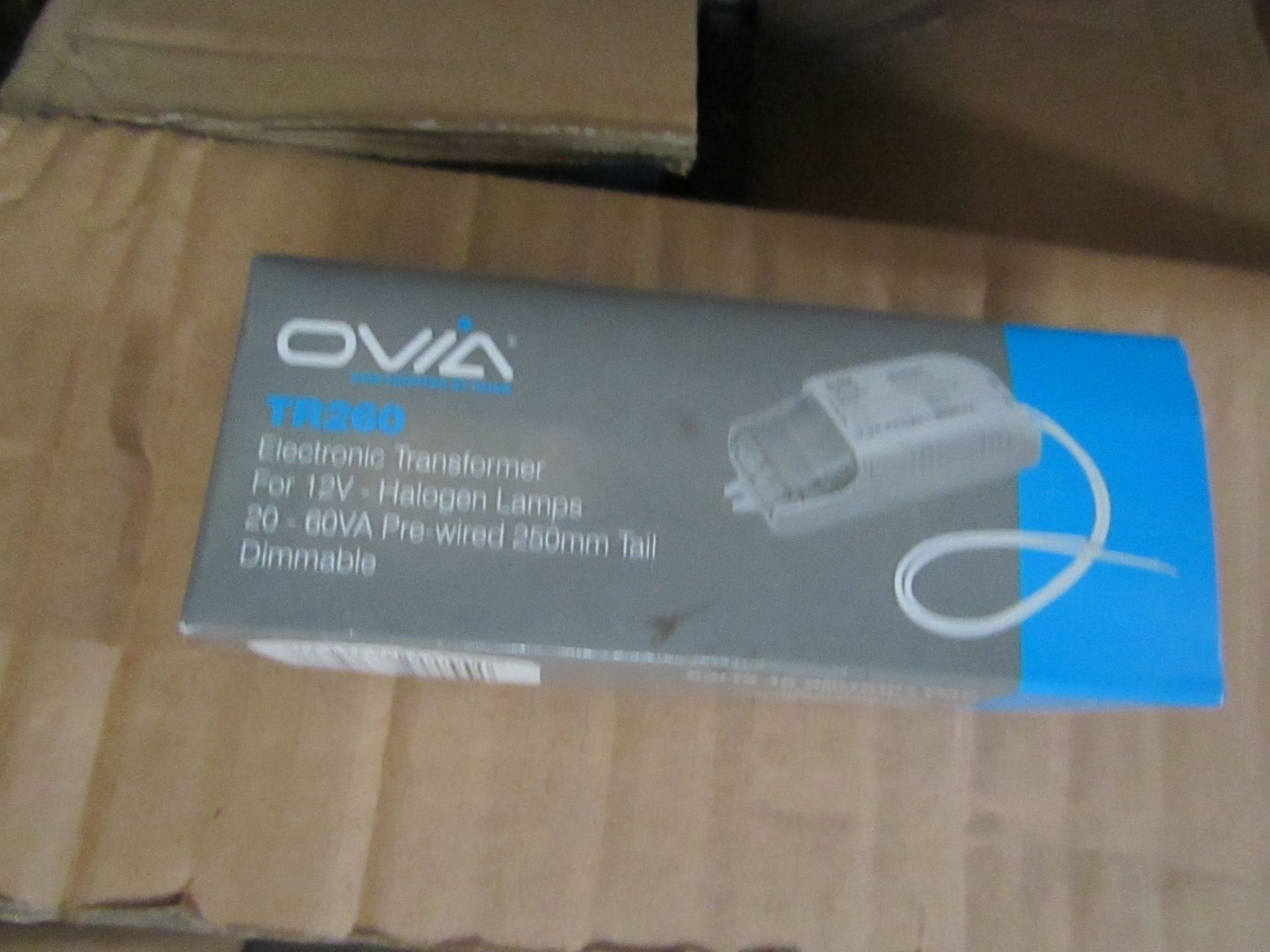 6 x Oviaÿ TR260 Electronic Transfprmer Dimmableÿ White new & boxed