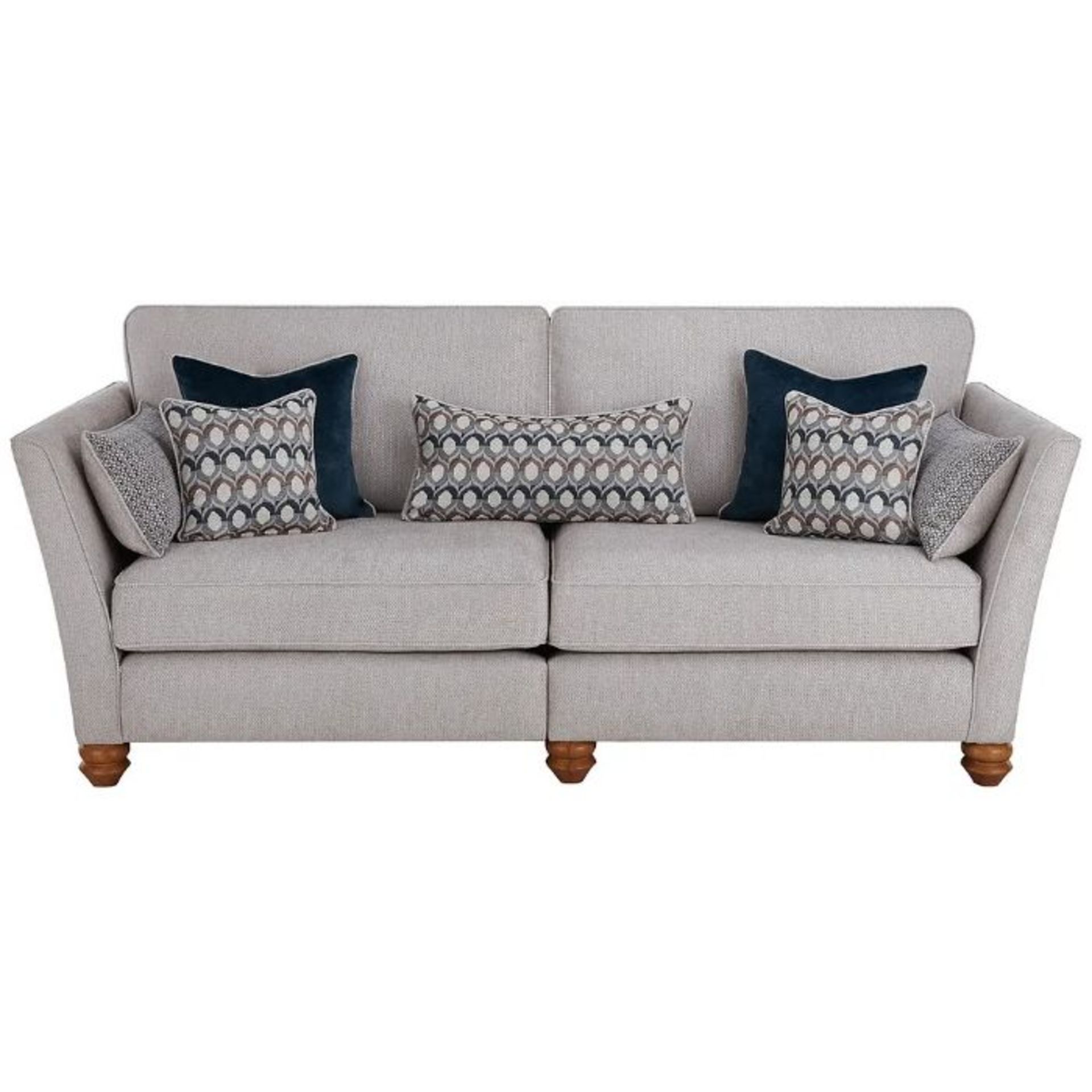 Oak Furnitureland Gainsborough 4 Seater Sofa Minerva Silver Slate RRP £1199.99 SKU OAK-APM-ST-GNB004 - Image 7 of 7