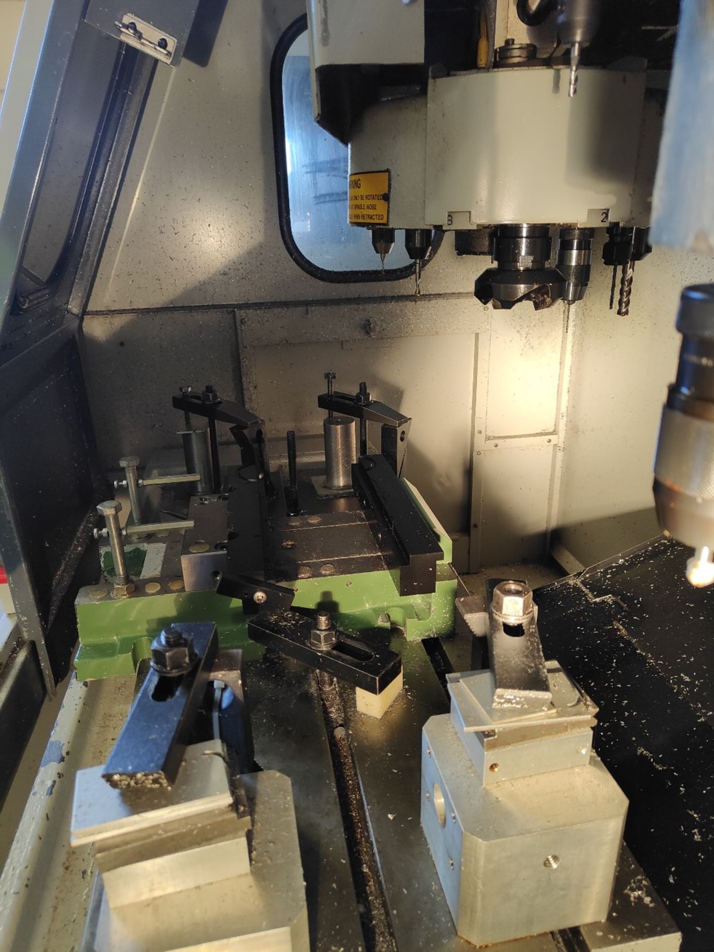 Bridgeport Interact 316 vertical machining centre with GE Fanuc Series O-mate M control - Image 7 of 12