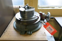Rotary table 10 inch diameter with 3 jaw chuck
