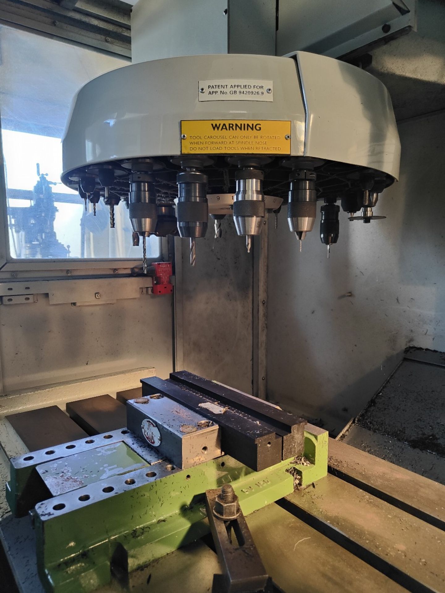 Bridgeport VMC600/22 vertical machine centre with GF Fanuc Series O-M control - Image 9 of 11