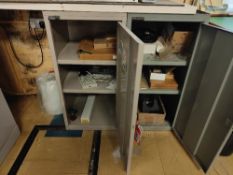 (2) Metal cabinets with contents as lotted