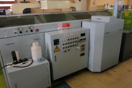 Unbranded through feed wave soldering machine with 12 section infeed conveyor, approx 16m length