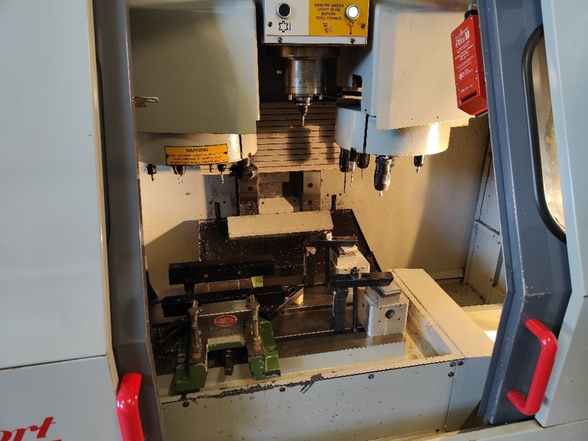 Bridgeport Interact 316 vertical machining centre with GE Fanuc Series O-mate M control - Image 11 of 12