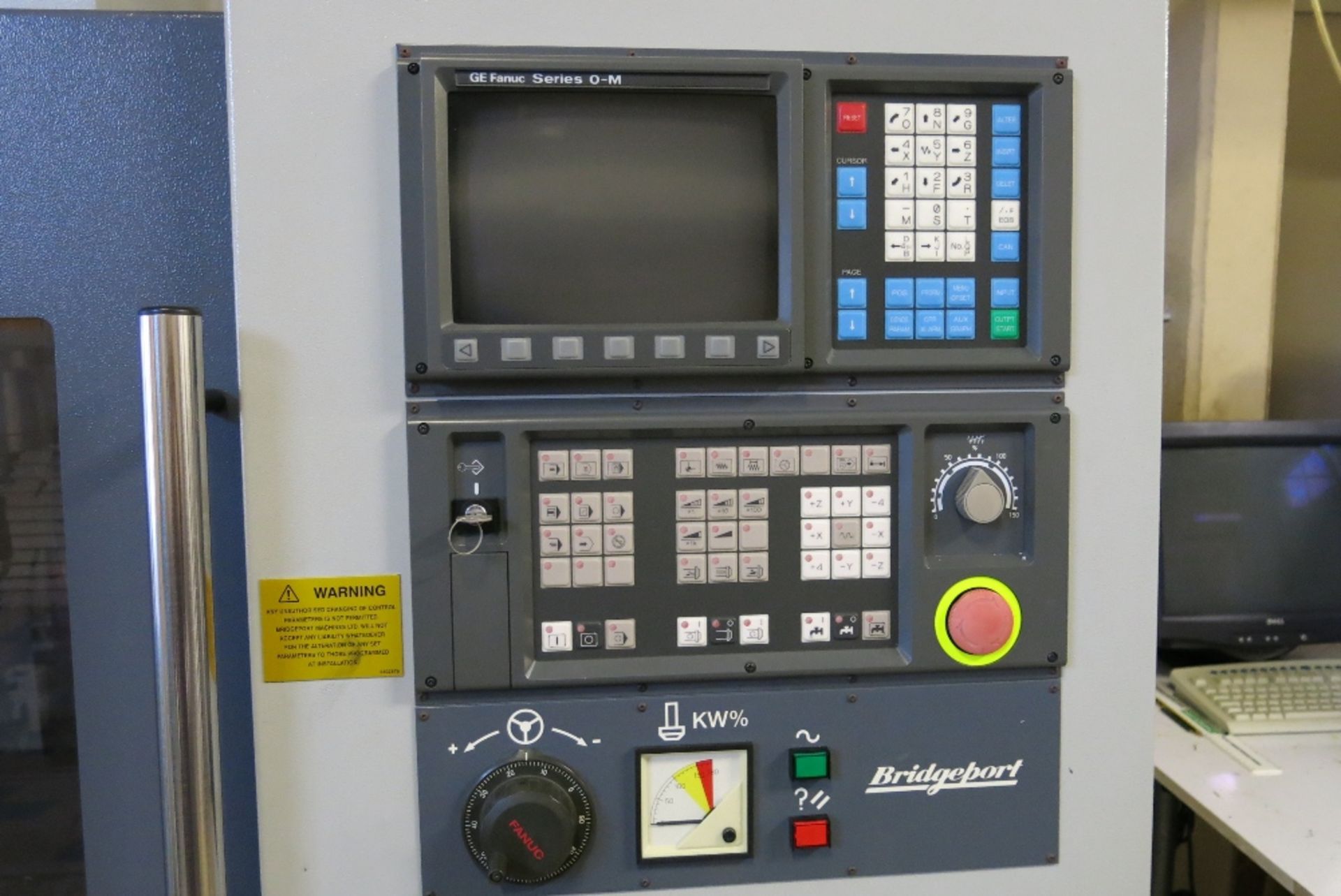 Bridgeport VMC600/22 vertical machine centre with GF Fanuc Series O-M control - Image 3 of 11