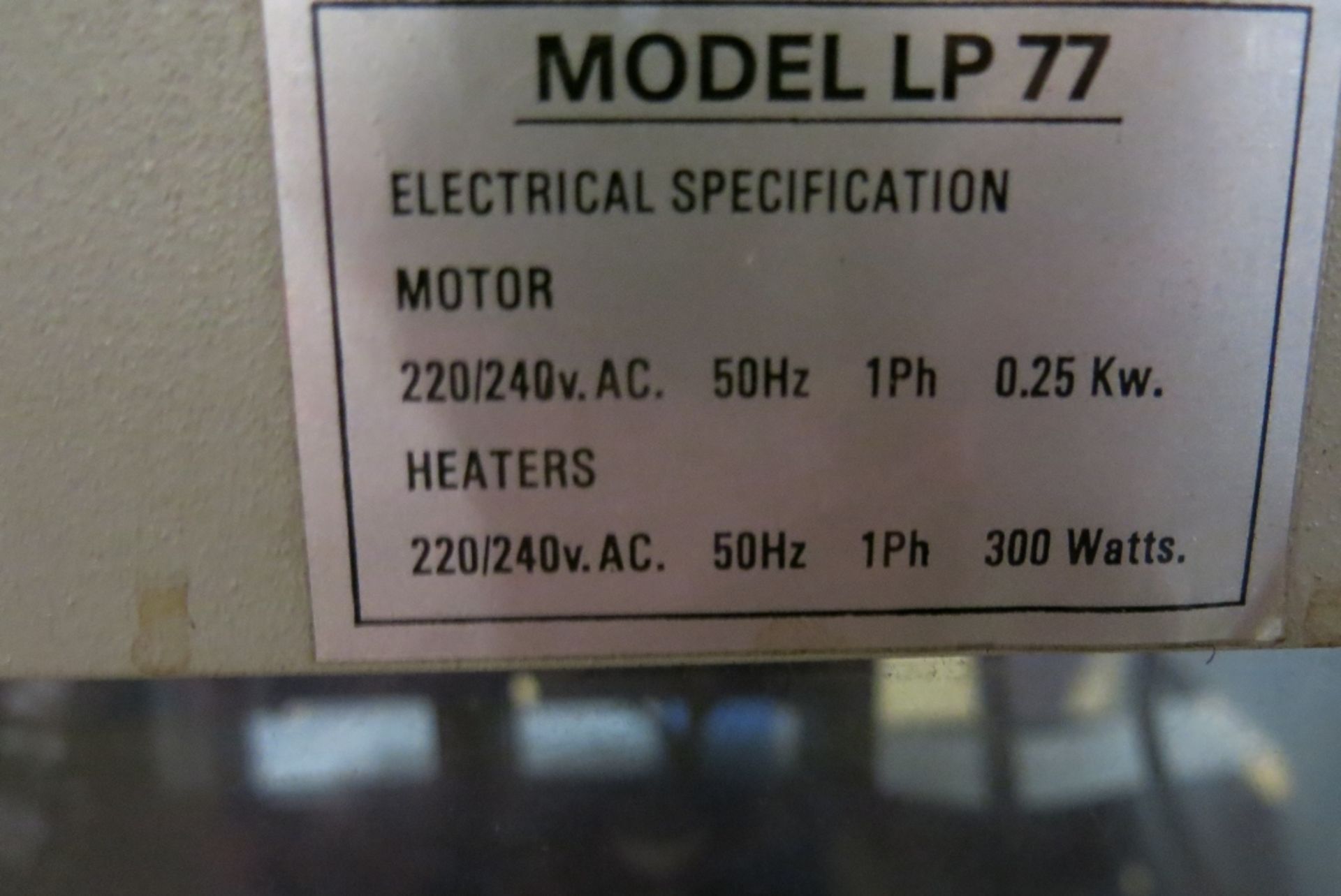 Markem Super 77, Model LP77 label printer - Image 3 of 3