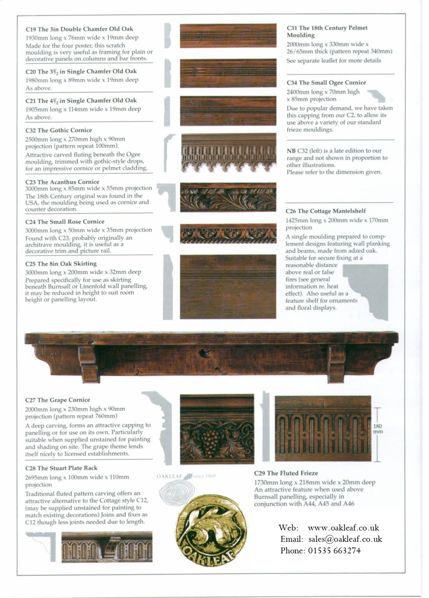 Friezes, Cornices and Strip moulds and master moulds (if available) comprising: - Image 8 of 8