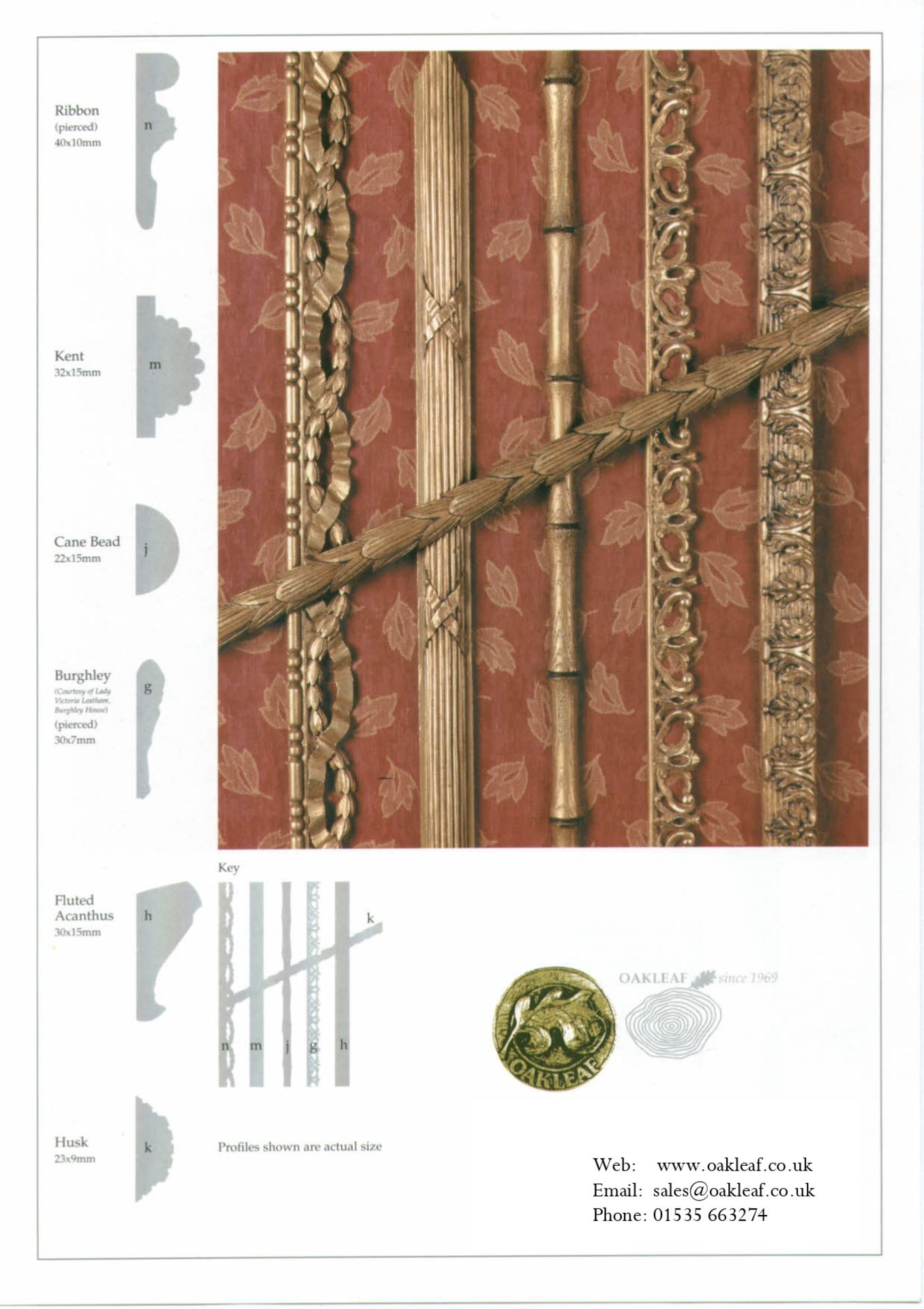 The Damask Fillets moulds and master moulds (if available) comprising: - Image 4 of 4