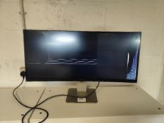 DELL 34" Curved Monitor - Damaged