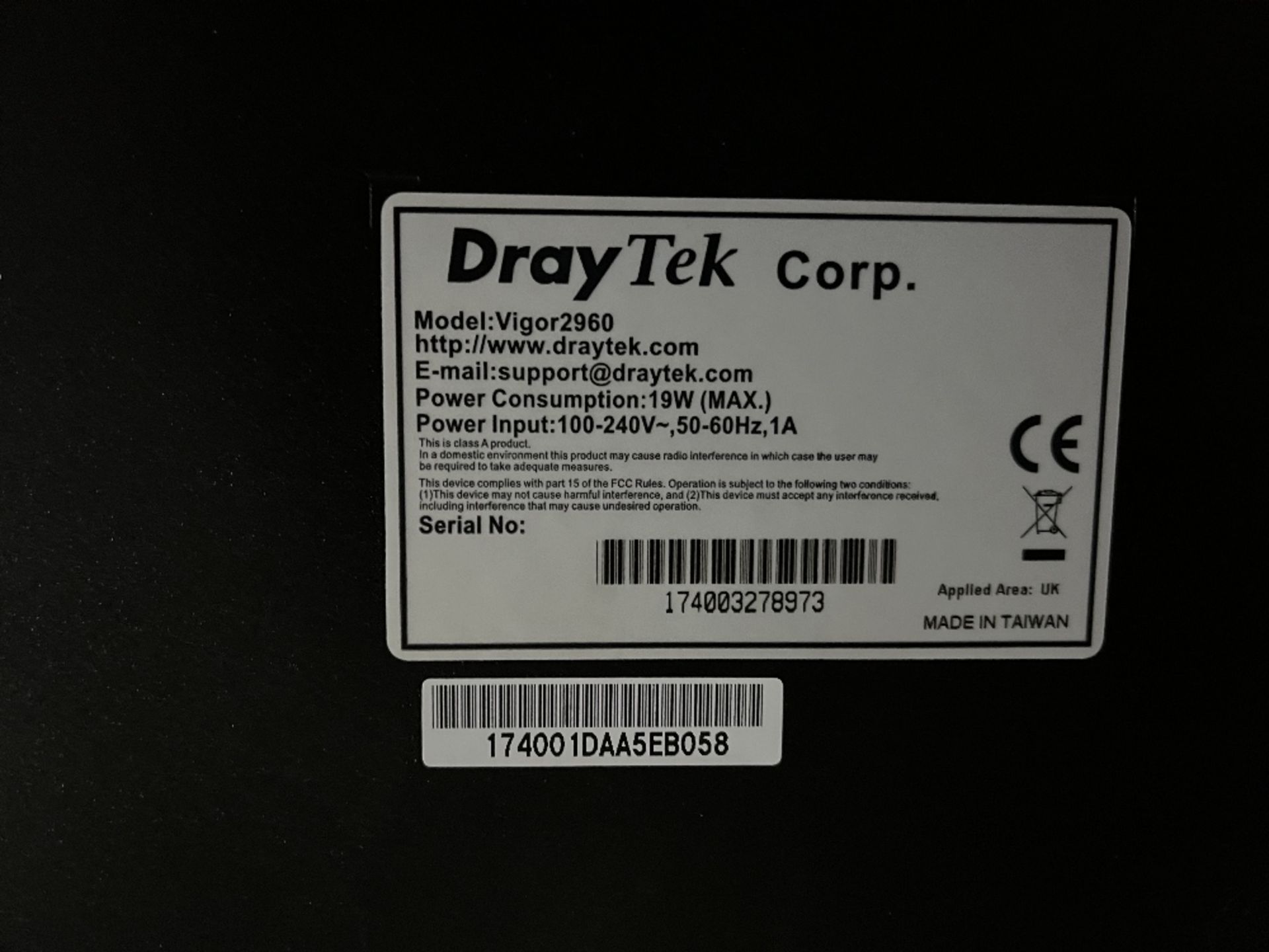 Draytek Vigor 2960 dual-wan security firewall - Image 3 of 3