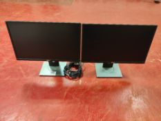 (2) DELL 23" Monitors with stand