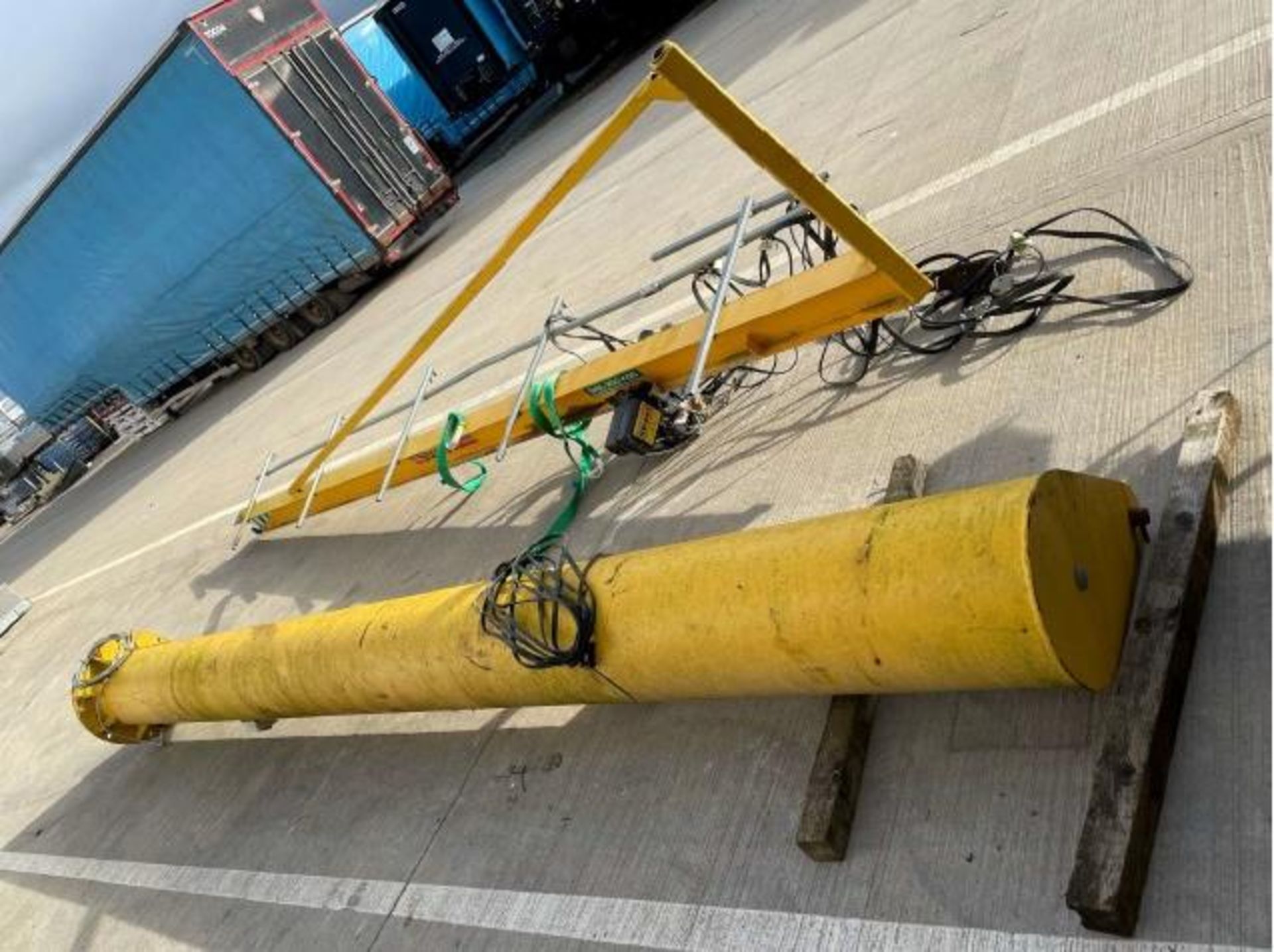 250kg Street Slewing Jib Crane & Pivot Post - Bild 2 aus 13
