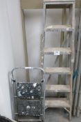 (2) Steel step ladders to include