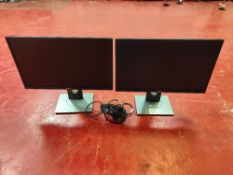 (2) DELL 23" Monitors with stand
