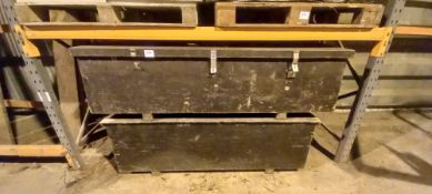 (3) Wooden Tool Chest / Site Boxes