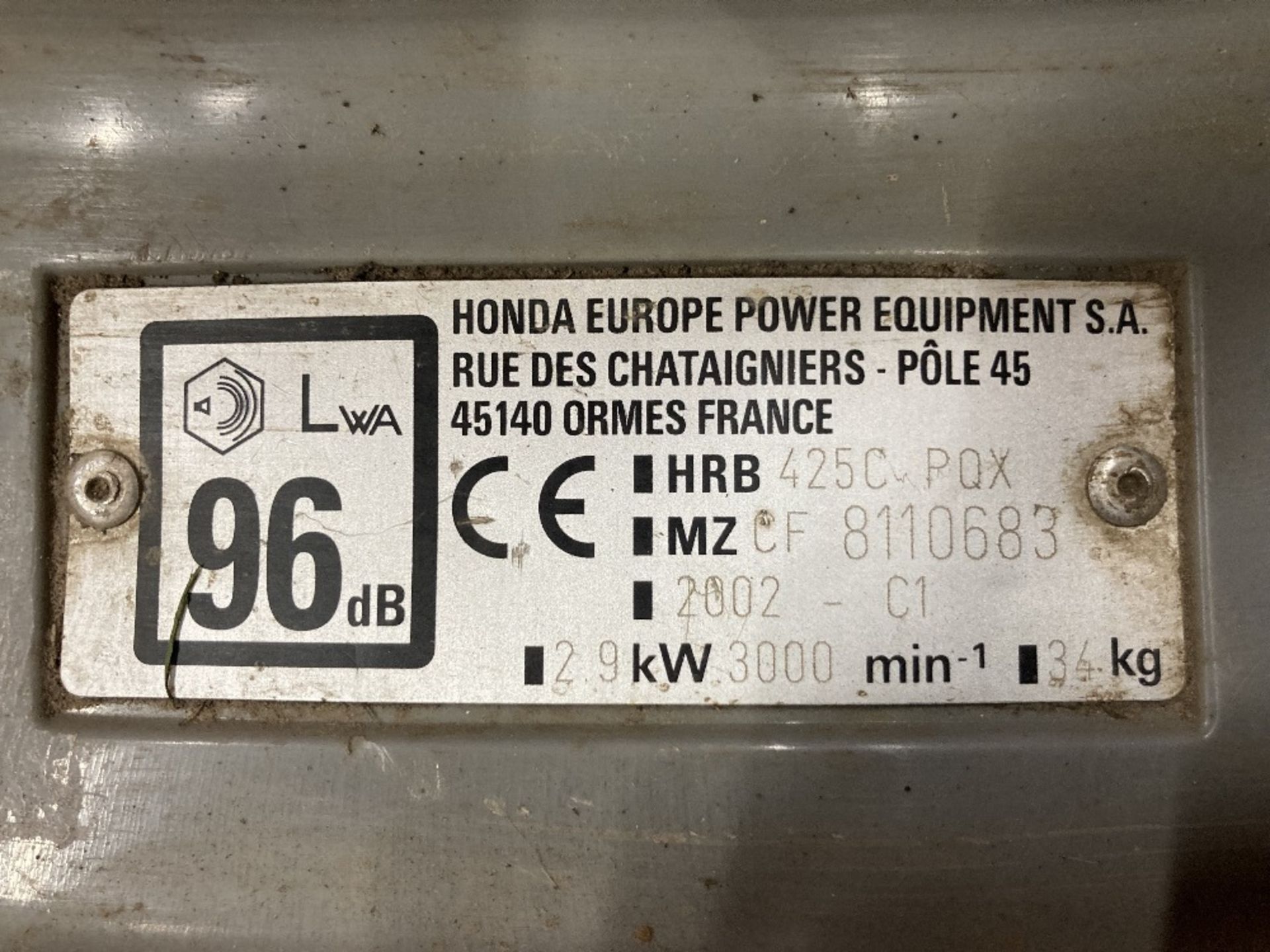 Honda HRB 425C POX Rotary Lawn Mower - Image 5 of 5