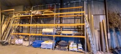 (10) Bays of Heavy Duty Pallet Racking