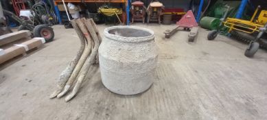 Cement Mixing Drum with (3) Sets of Stand Legs
