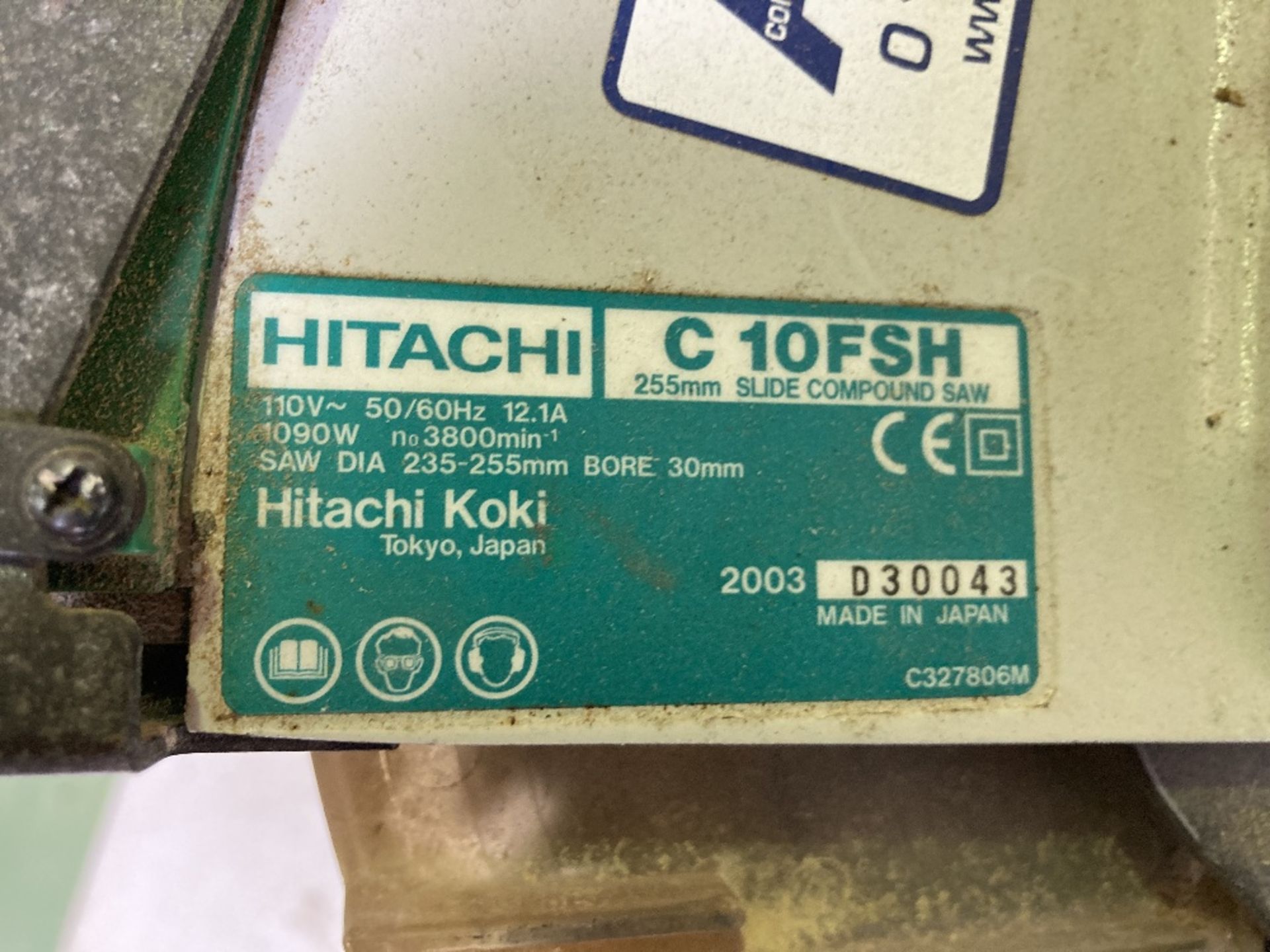 Hitachi C10FSH Compound Mitre Saw - Image 3 of 3