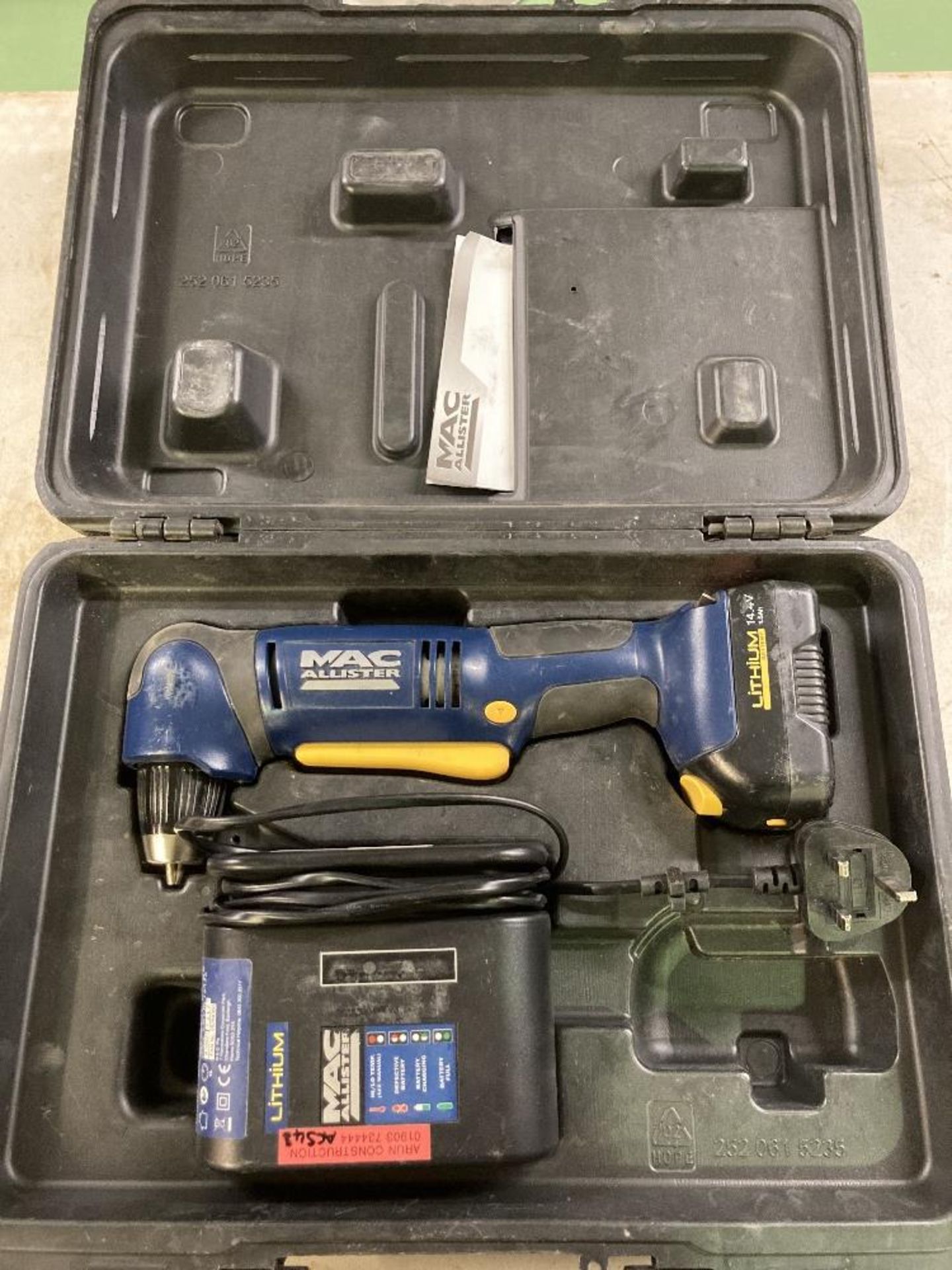 Mac Allister MAD144Li Cordless Angled Drill