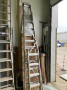 (2) Steel Step Ladders to Include: